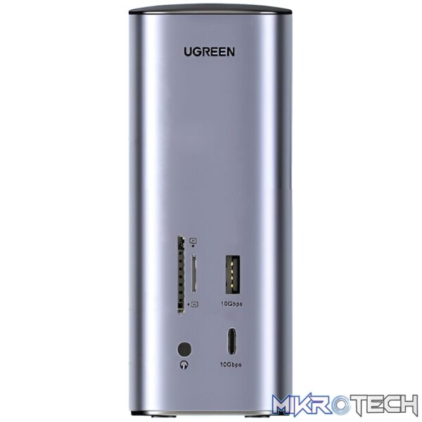UGREEN Revodok Pro 312 12-in-1 Type-C Docking Station - Silver - Image 3