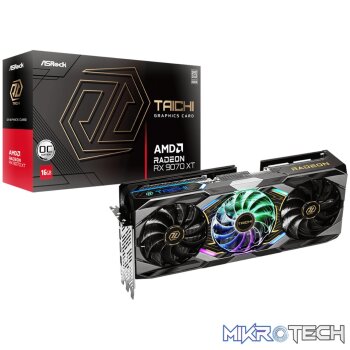 ASRock Radeon RX9070 XT Taichi 16G OC Graphics Card