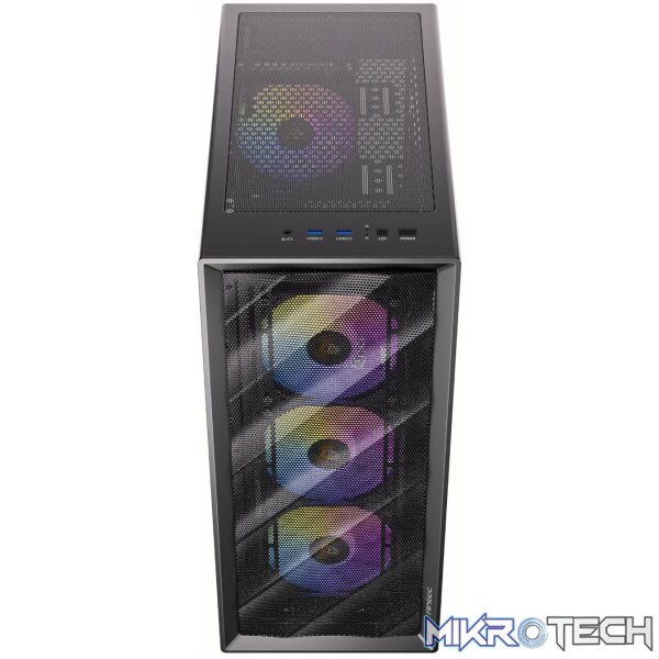 Antec AX85 ATX ARGB Mid-Tower Gaming Chassis - Black - Image 2