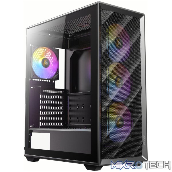 Antec AX85 ATX ARGB Mid-Tower Gaming Chassis - Black Antec AX85 ATX ARGB Mid-Tower Gaming Chassis - Black