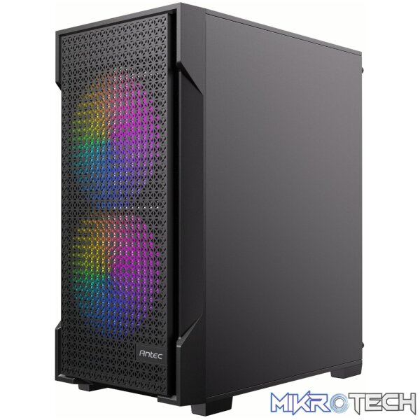 Antec VX100M ARGB Micro-ATX Mini Tower Gaming Chassis - Image 3