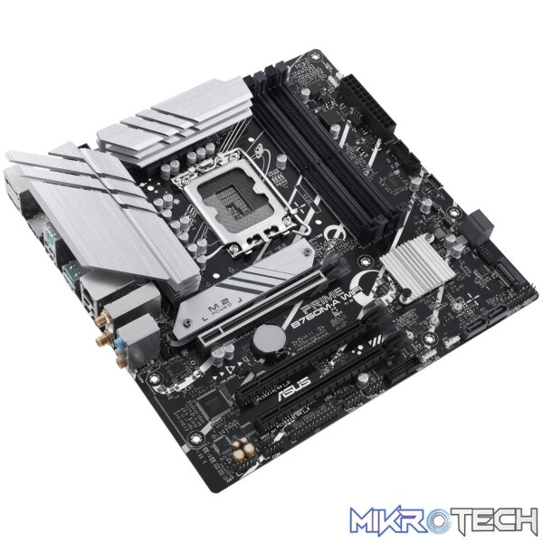 Asus PRIME B760M-A WIFI Intel LGA1700 M-ATX Motherboard - Image 4