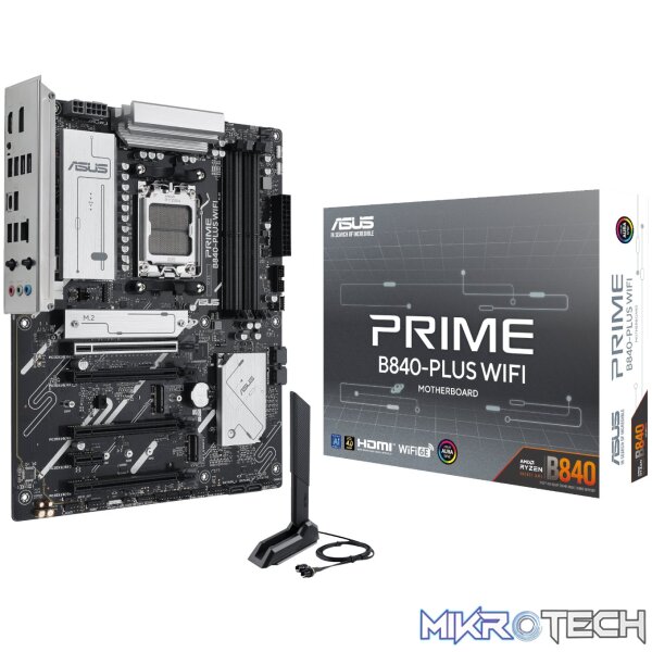 Asus PRIME B840-PLUS WIFI AMD AM5 ATX Gaming Motherboard Asus PRIME B840-PLUS WIFI AMD AM5 ATX Gaming Motherboard