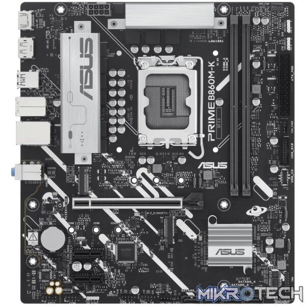Asus PRIME B860M-K Intel LGA1851 M-ATX Motherboard - Image 2