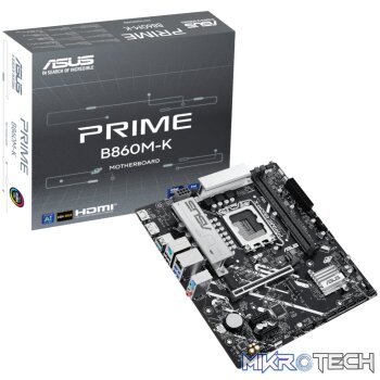 Asus PRIME B860M-K Intel LGA1851 M-ATX Motherboard