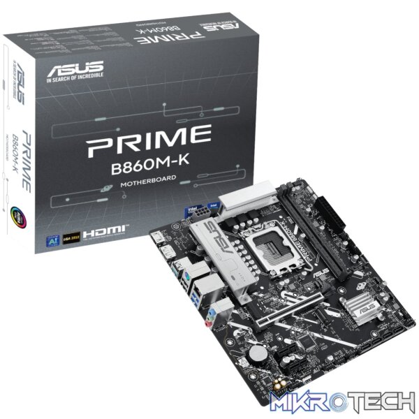 Asus PRIME B860M-K Intel LGA1851 M-ATX Motherboard Asus PRIME B860M-K Intel LGA1851 M-ATX Motherboard