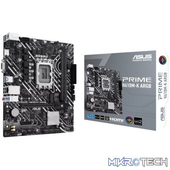 Asus PRIME H610M-K ARGB Intel LGA1700 M-ATX Motherboard