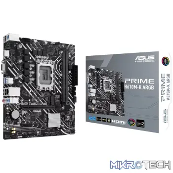 Asus PRIME H610M-K ARGB Intel LGA1700 M-ATX Motherboard