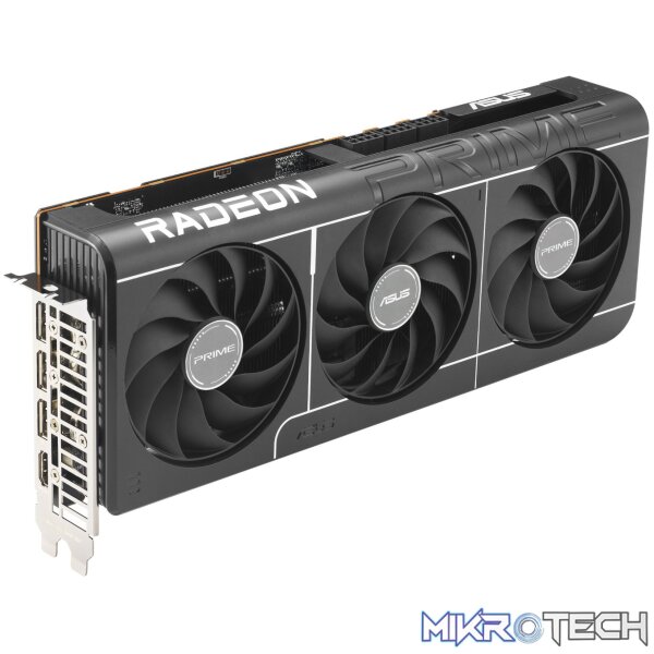 Asus Prime Radeon RX9070 XT OC Edition 16GB GDDR6 Graphics Card - Image 4