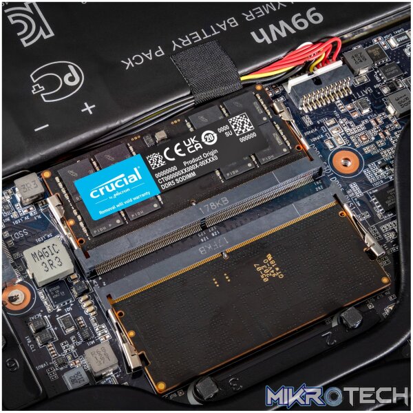 Crucial 64GB 5600MHz DDR5 SODIMM Notebook Memory - Image 4