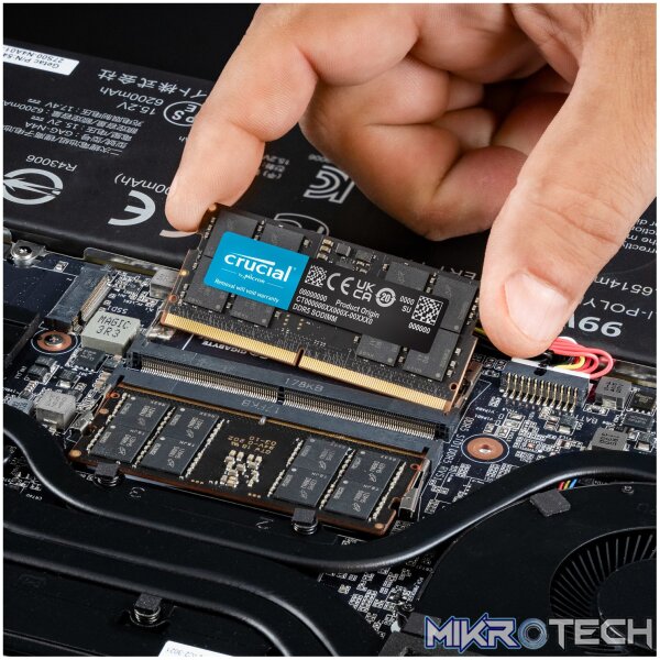 Crucial 64GB 5600MHz DDR5 SODIMM Notebook Memory - Image 5