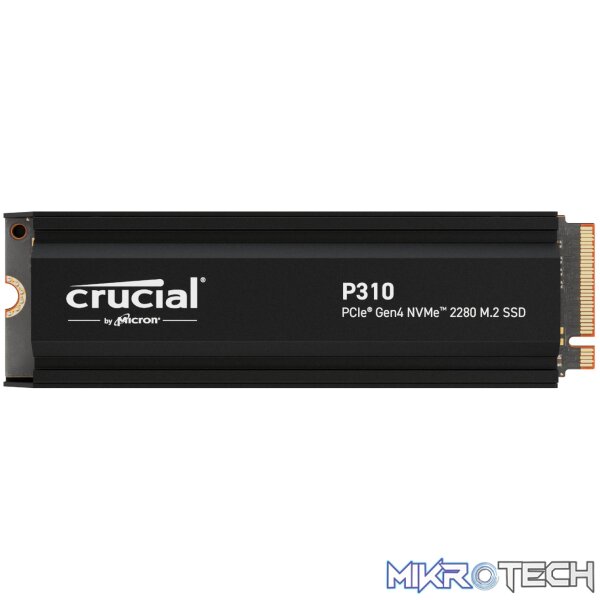 Crucial P310 1TB M.2 NVMe SSD with Heatsink Crucial P310 1TB M.2 NVMe SSD with Heatsink