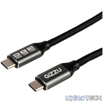GIZZU 100W 10Gbps Type-C 1m Cable