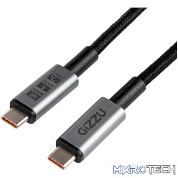 GIZZU 240W 20Gbps Type-C 1m Cable