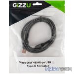 GIZZU 66W 480Mbps USB to Type-C 2m Cable - Image 4
