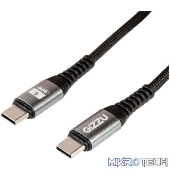 GIZZU 60W 480Mbps Type-C 1m Cable