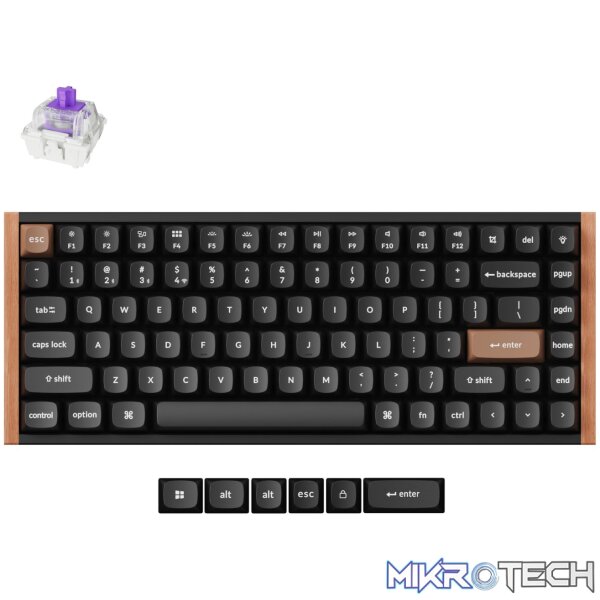 Keychron K2 HE Wireless Special Edition Magnetic Custom Keyboard | NEBULA Switch – Black Keychron K2 HE Wireless Special Edition Magnetic Custom Keyboard | NEBULA Switch – Black