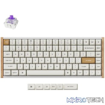 Keychron K2 HE Wireless Special Edition Magnetic Custom Keyboard | NEBULA Switch – White