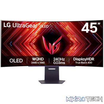 LG UltraGear 45" UWQHD OLED Curved Gaming 240Hz 0