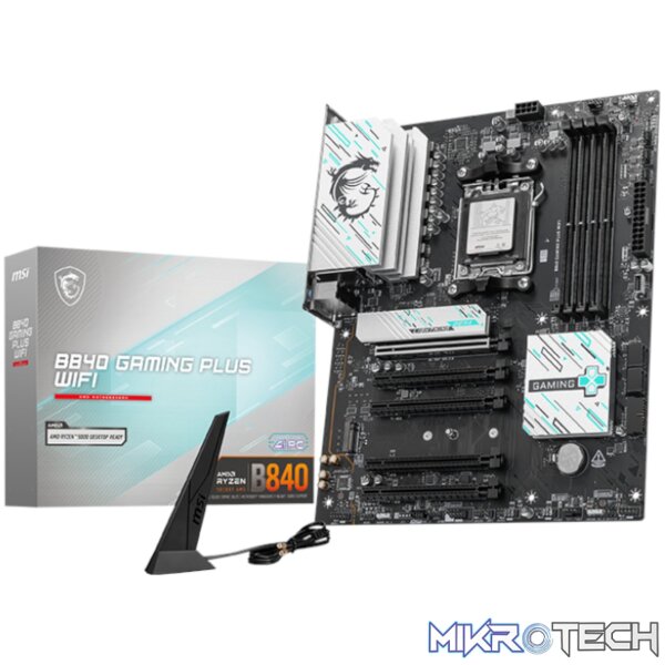 MSI B840 GAMING PLUS WIFI AM5 ATX Gaming Motherboard MSI B840 GAMING PLUS WIFI AM5 ATX Gaming Motherboard
