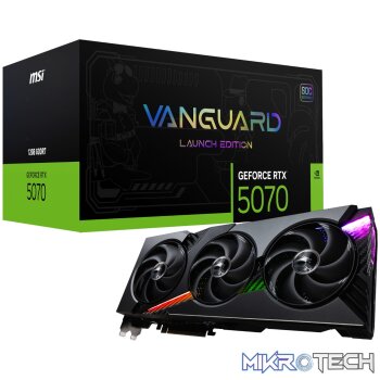 MSI GeForce RTX 5070 VANGUARD SOC Launch Edition 12GB Graphics Card
