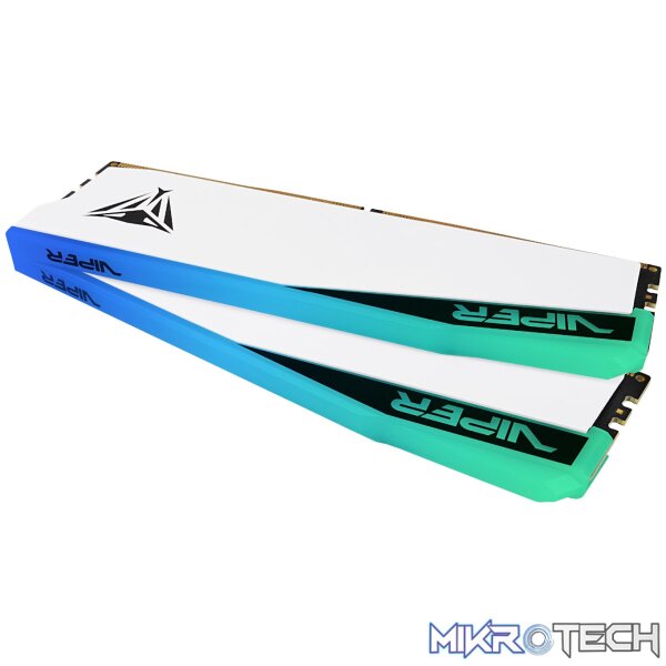 Patriot Viper Elite 5 RGB 32GB 6000MHz DDR5 Desktop Gaming Memory Kit - White - Image 3