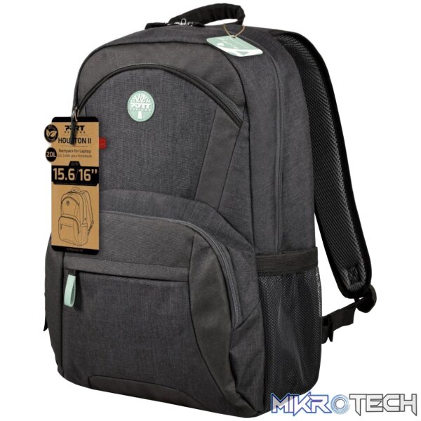 Port Designs Houston II ECO 15.6" Laptop Backpack Port Designs Houston II ECO 15.6" Laptop Backpack