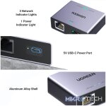 UGREEN 1-to-2 Gigabit Ethernet Splitter, 1000Mbps LAN Network Adapter - Image 3