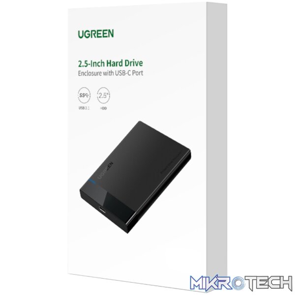 UGREEN 2.5'' SATA Hard Drive USB 3.0 Enclosure, UASP, 6Gbps - Image 5