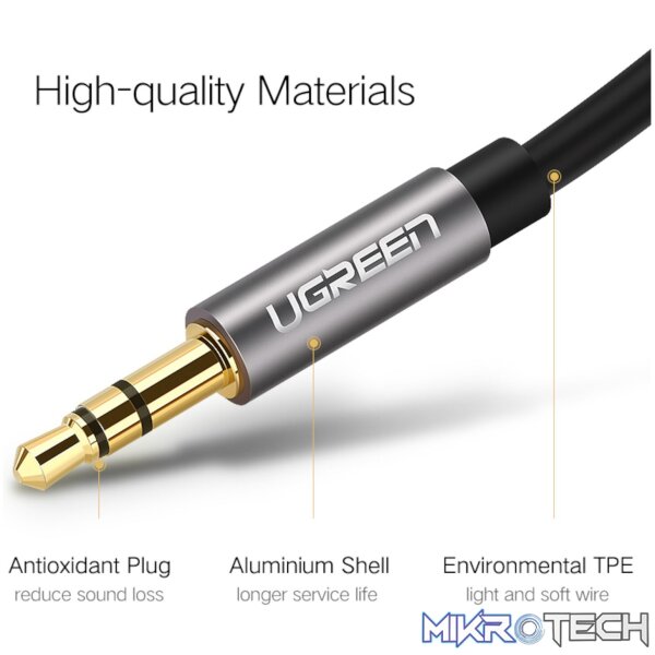 UGREEN 3.5mm Aux Cable 2m - Image 3
