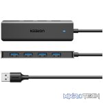 UGREEN 4-in-1 USB 3.0 Hub - High-Speed 5Gbps Data Transfer - Grey - Image 3