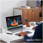 UGREEN 4-in-1 USB 3.0 Hub - High-Speed 5Gbps Data Transfer - Grey - Image 5