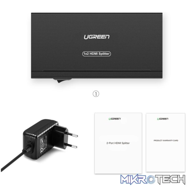 UGREEN HDMI 1x2 Splitter - 4K UHD, 3D Support - Image 5