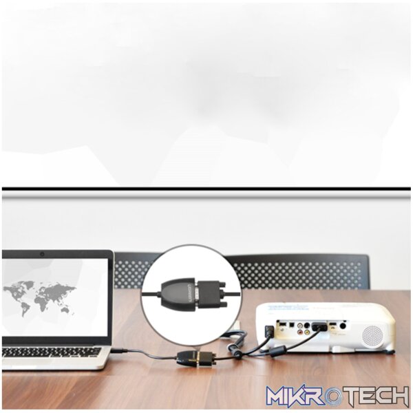 UGREEN HDMI to VGA Converter, 1080p Video Adapter - Black - Image 3