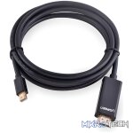 UGREEN Mini DisplayPort Male to 4K@30Hz HDMI Cable 1.5m - Black - Image 3