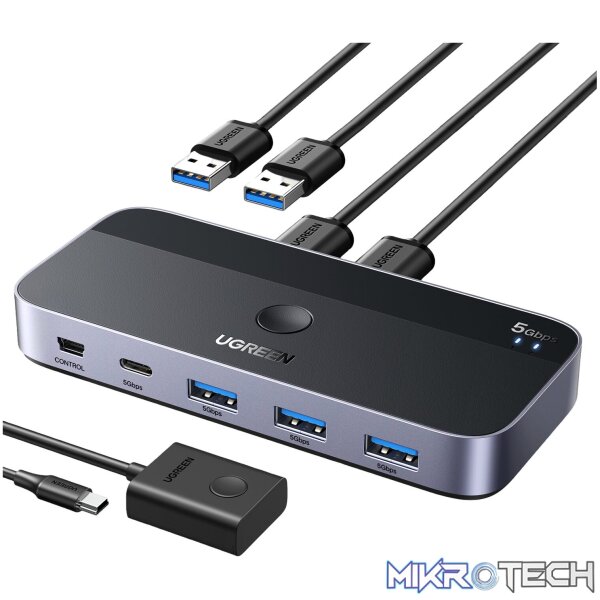 UGREEN Sharing Switch Box 2-in-4 Out - Image 2