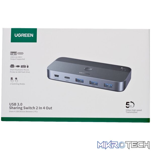 UGREEN Sharing Switch Box 2-in-4 Out - Image 5