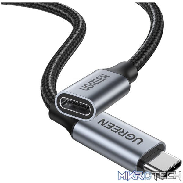 UGREEN Type-C 3.1 Gen2 Extension Cable – 10Gbps, PD 100W (1m) - Image 3