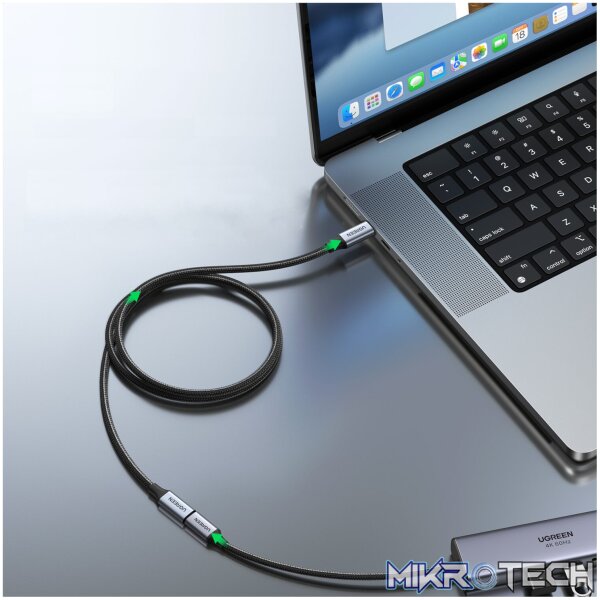 UGREEN Type-C 3.1 Gen2 Extension Cable – 10Gbps, PD 100W (1m) - Image 4