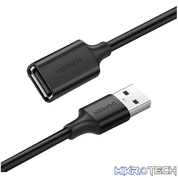 UGREEN USB 2.0 Extension Cable – Male to Female, 480Mbps Data Transfer - 1m - Image 3