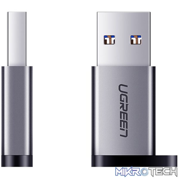 UGREEN USB 3.0 Male to Type-C 3.1 Female Adapter, Data Transfer and Charging - Image 3