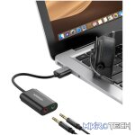 UGREEN USB to 3.5mm External Stereo Sound Adapter - Black - Image 5