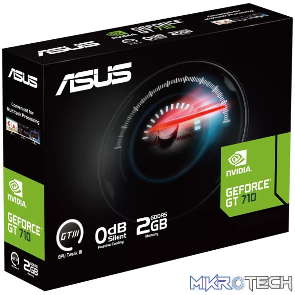 Asus GeForce GT 710 2GB GDDR5 EVO Graphics Card - Image 5