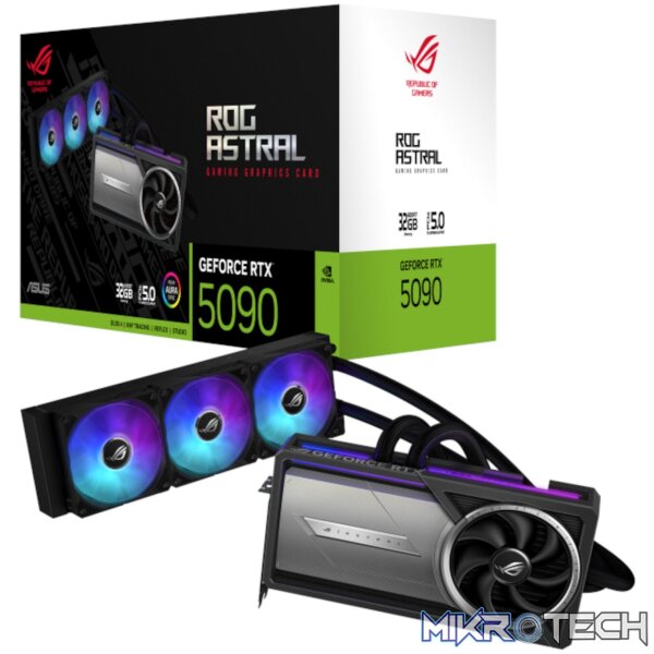Asus ROG Astral LC GeForce RTX 5090 32GB GDDR7 OC Edition Asus ROG Astral LC GeForce RTX 5090 32GB GDDR7 OC Edition