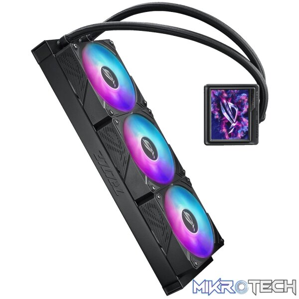 Asus ROG Ryujin III ARGB AIO Liquid Cooler - 3.5" LCD Display - Image 2