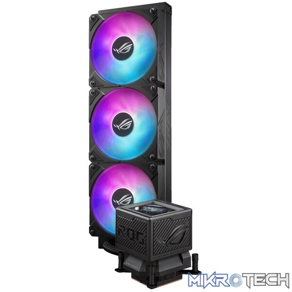 Asus ROG Ryujin III ARGB AIO Liquid Cooler - 3.5" LCD Display - Image 3