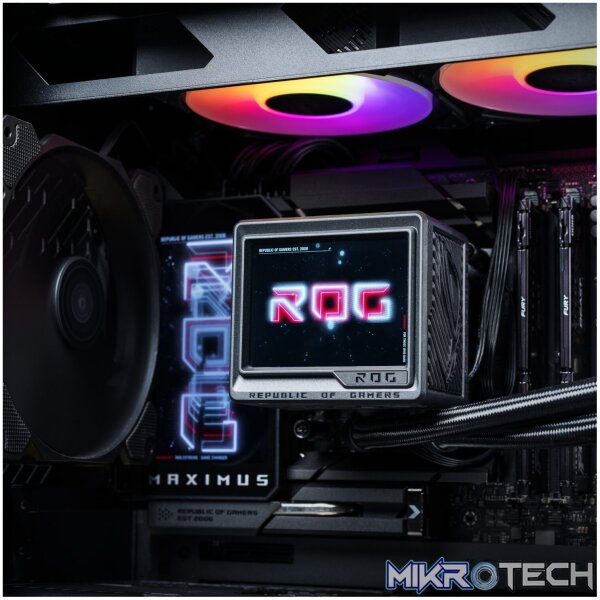 Asus ROG Ryujin III ARGB AIO Liquid Cooler - 3.5" LCD Display - Image 8