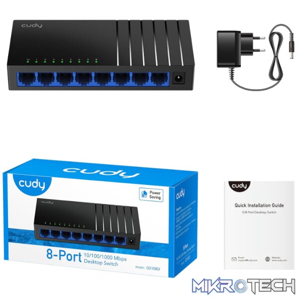 Cudy 8-Port Gigabit Desktop Switch - Image 3