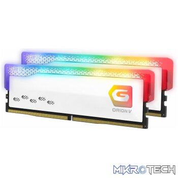 GeIL Orion 32GB Kit(2x16GB) 6000MHz RGB DDR5 RAM - White