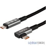 Gizzu 100W 10Gbps Type-C Angled 1m Cable
